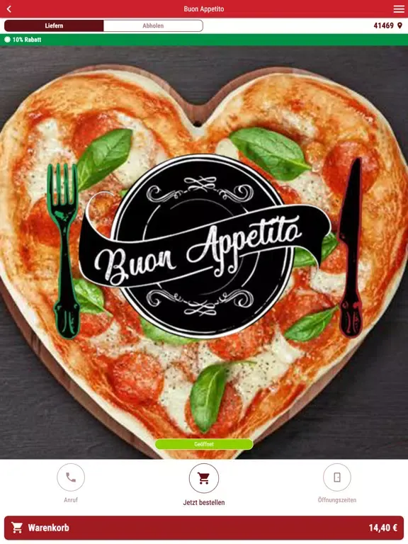 Screenshot di Pizzeria Buon Appetito iPad 