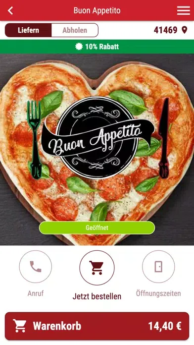 Screenshot di Pizzeria Buon Appetito