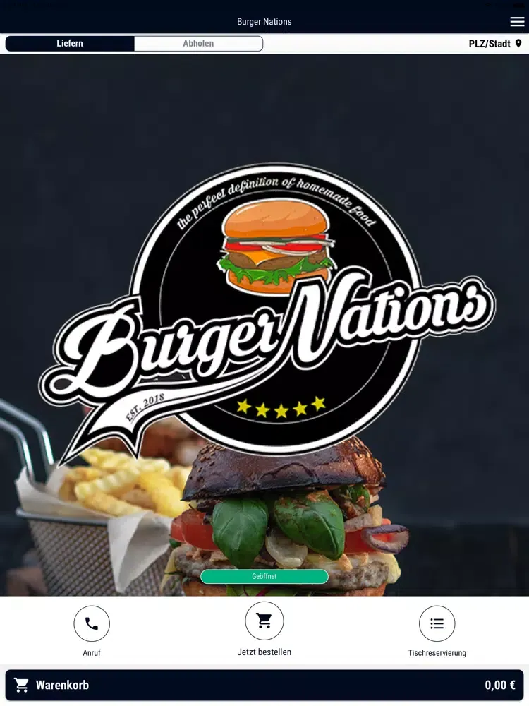 Burger Nations Berlin iPad  スクリーンショット