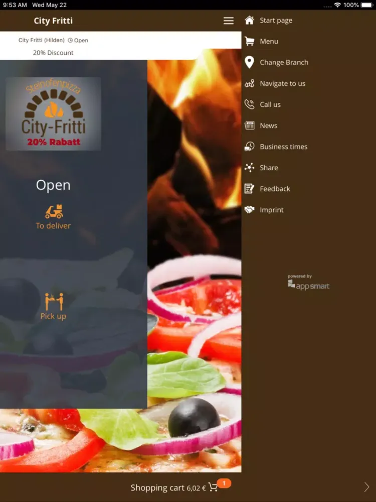 City Fritti iPad  スクリーンショット
