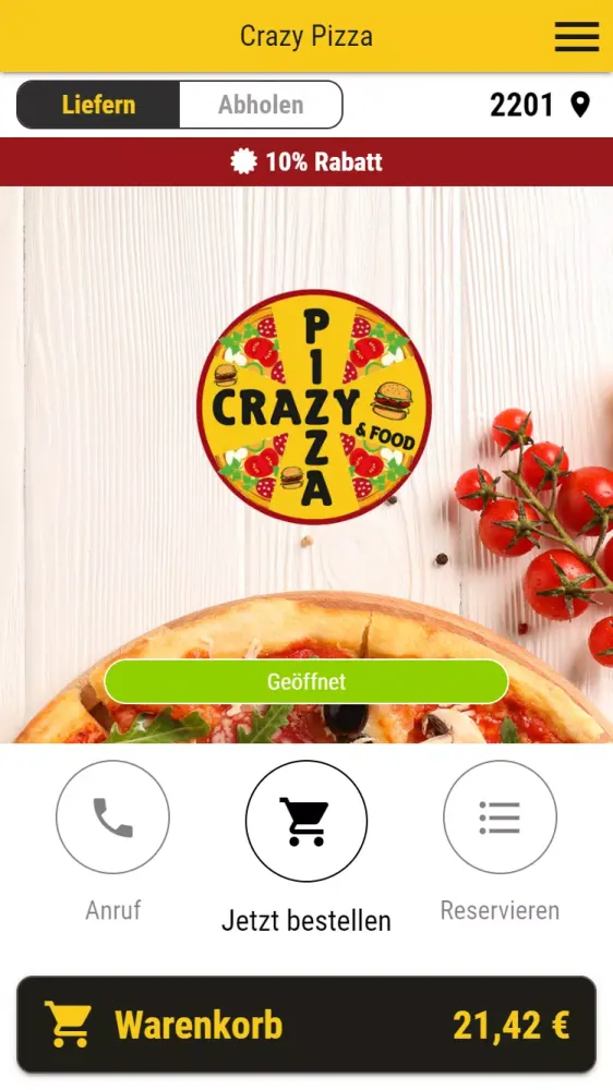 Crazy Pizza Wien Screenshots