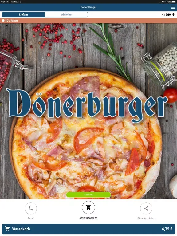 Скриншоты Döner Burger iPad 