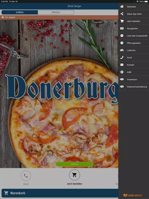 Скриншоты Döner Burger iPad 
