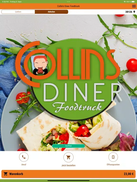 Capturas de pantalla de Colin’s Diner Foodtruck iPad 
