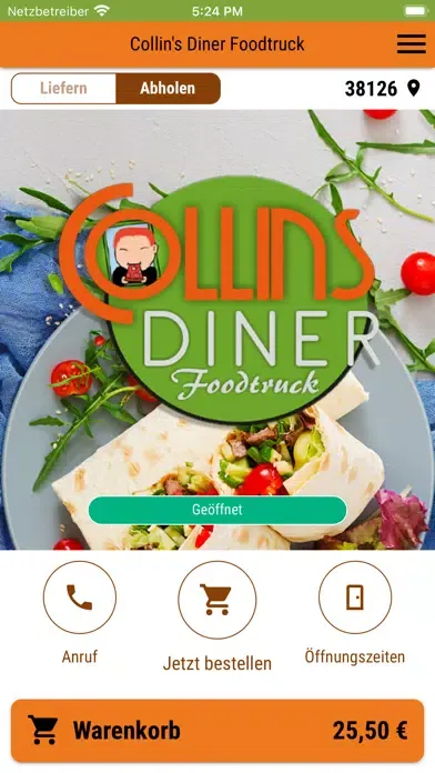 Capturas de pantalla de Colin’s Diner Foodtruck