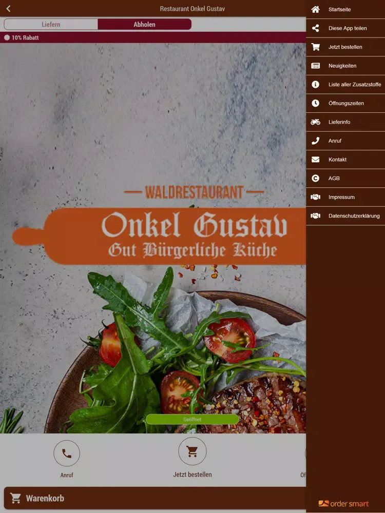 Restaurant Onkel Gustav iPad  سکرین شاٹس