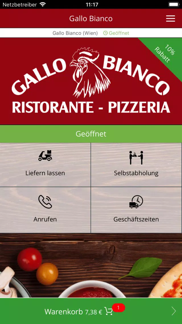 Capturas de tela do Gallo Bianco