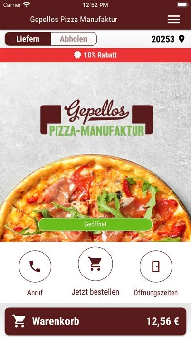 Ảnh chụp màn hình của Gepellos Pizza Manufaktur