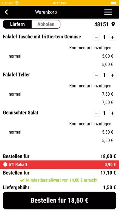 Hafen Döner & Pizza Ekran Görüntüleri