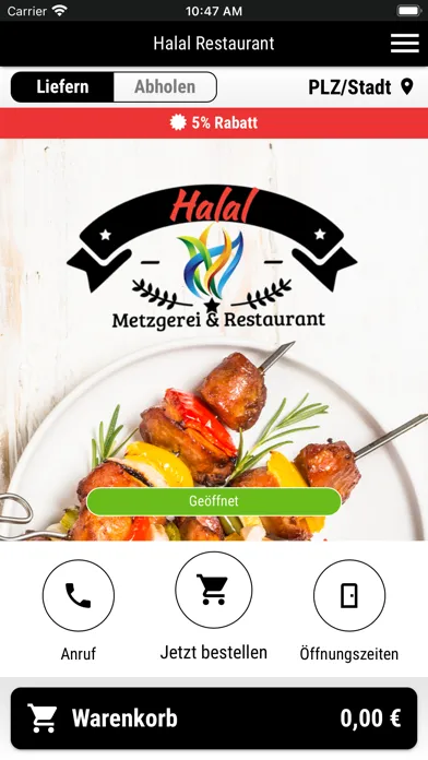 Capturas de pantalla de Halal Restaurant