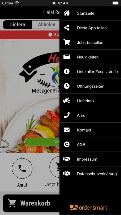 Capturas de pantalla de Halal Restaurant