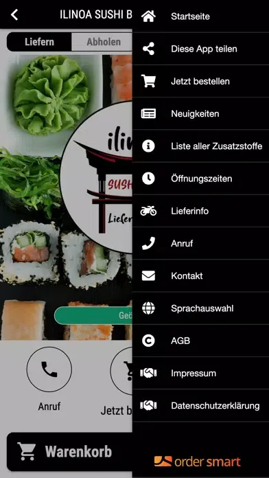 Zrzuty ekranu ILINOA SUSHI BAR Unterhaching