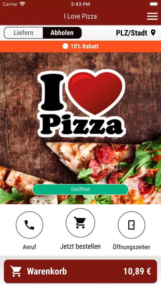 I Love Pizza स्क्रीनशॉट