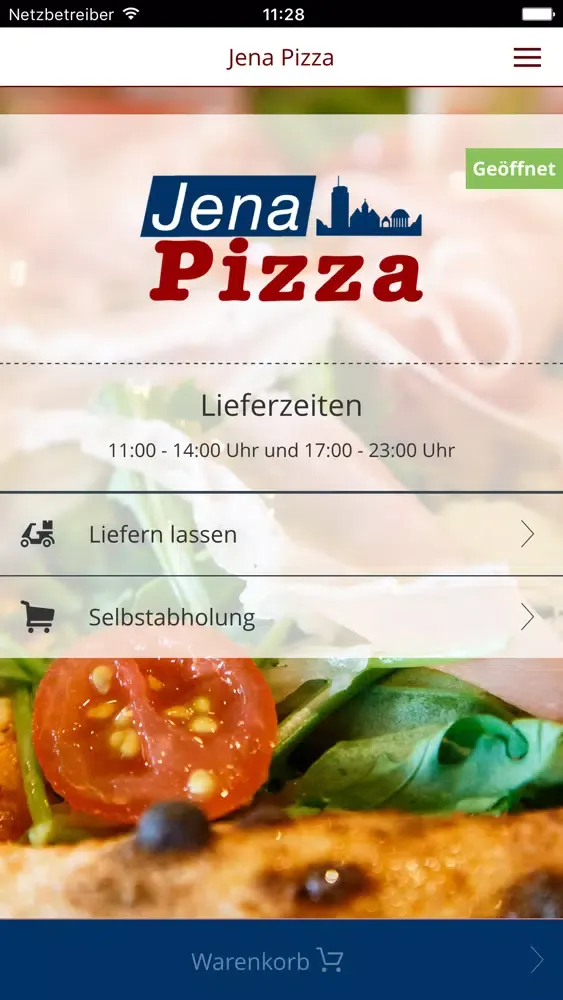 Ảnh chụp màn hình của Jena Pizza