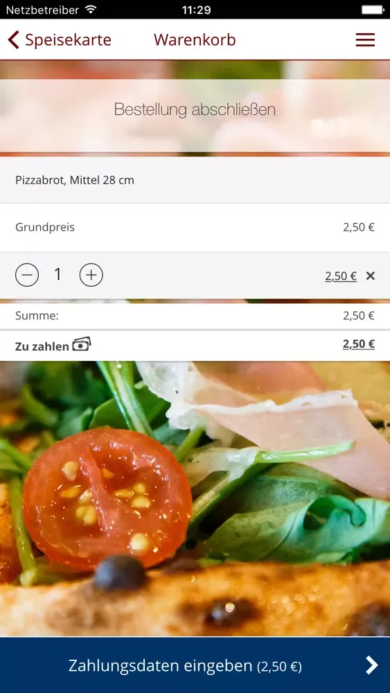 Ảnh chụp màn hình của Jena Pizza