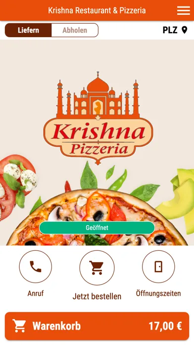 Capturas de pantalla de Krishna Restaurant & Pizzeria