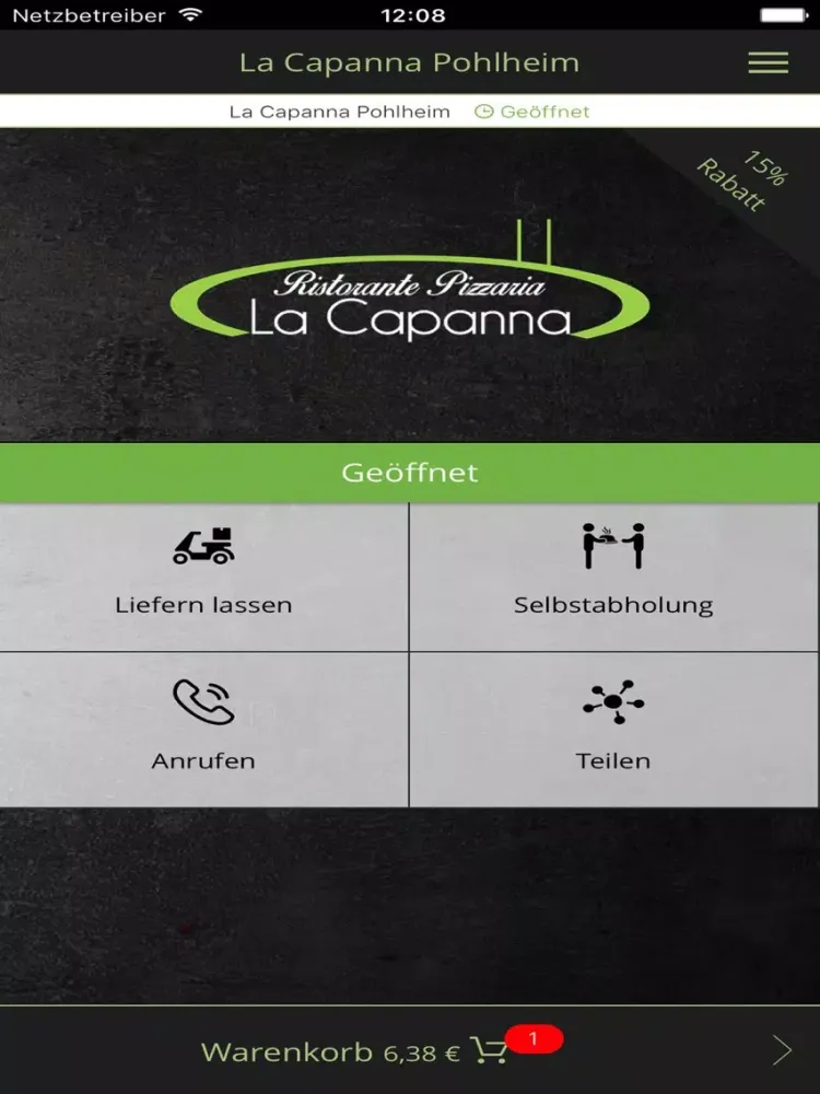 Capturas de pantalla de La Capanna Pohlheim iPad 