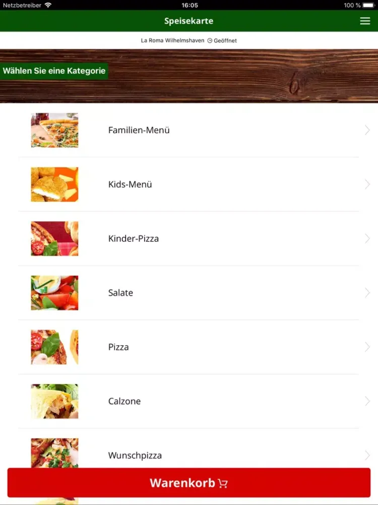 Скриншоты La Roma Wilhelmshaven iPad 