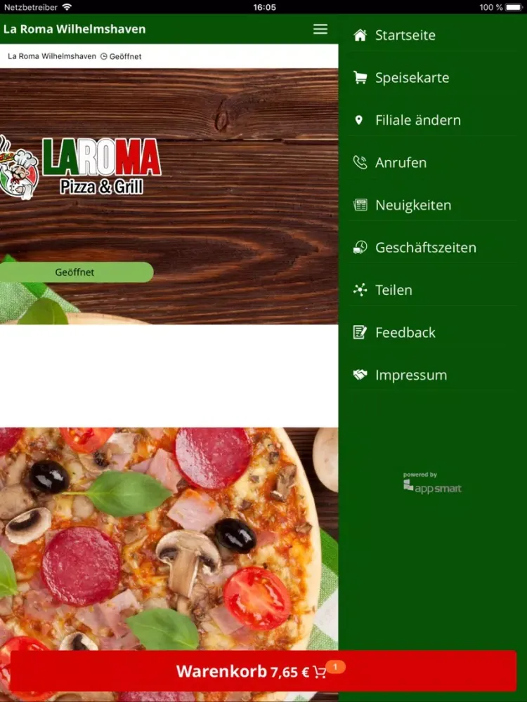 Скриншоты La Roma Wilhelmshaven iPad 