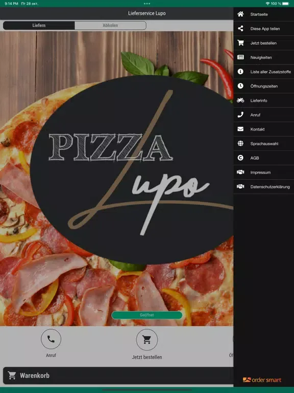Screenshot di Lieferservice Lupo iPad 