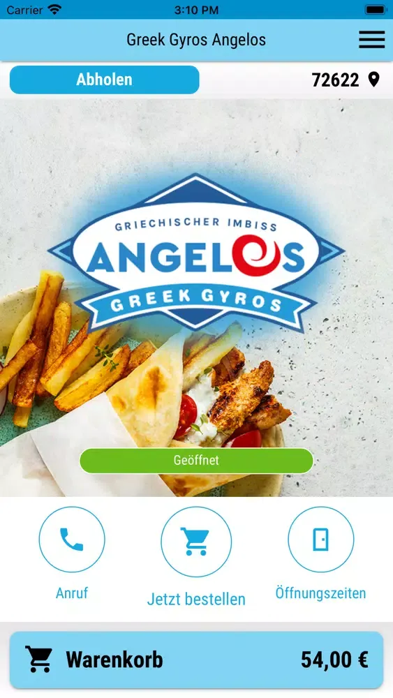 Capturas de pantalla de Greek Gyros Angelos