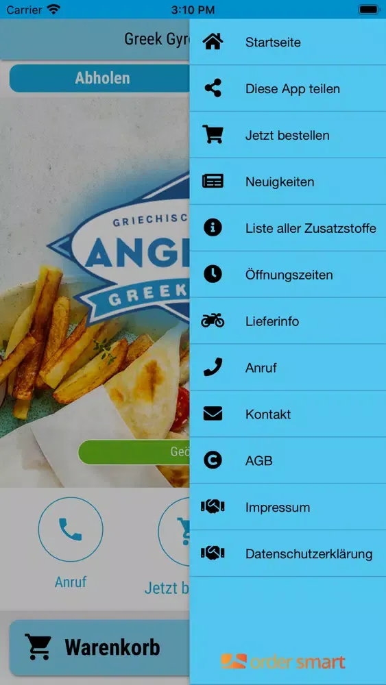 Capturas de pantalla de Greek Gyros Angelos