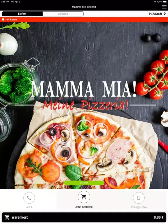 Mamma Mia Bocholt iPad  스크린샷