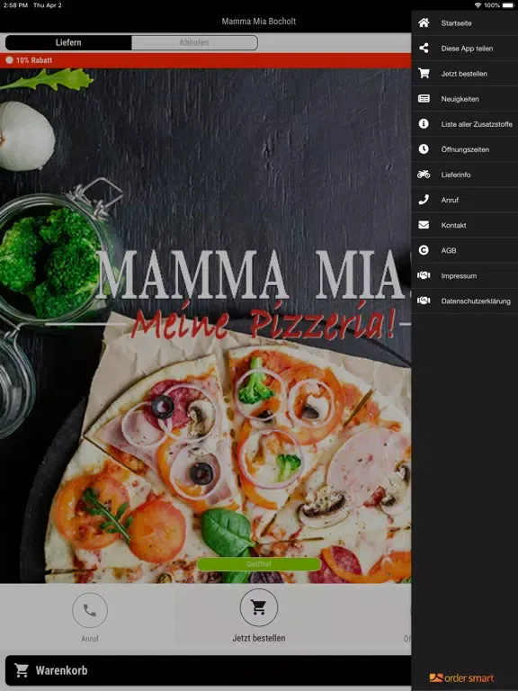 Mamma Mia Bocholt iPad  스크린샷