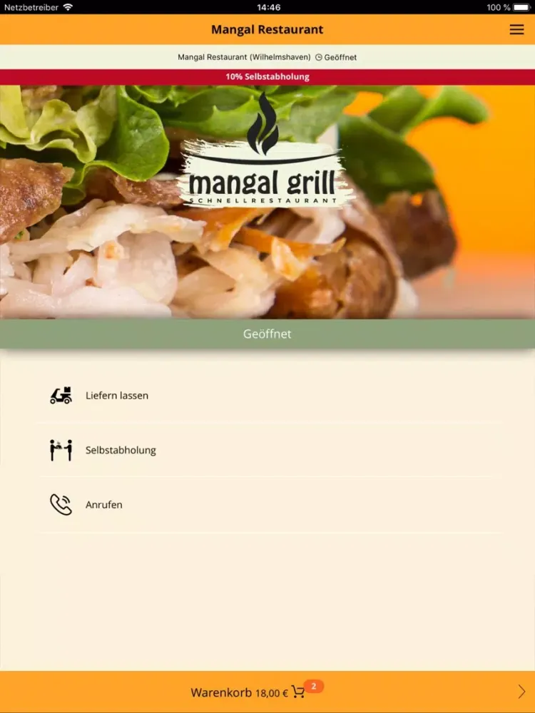 Screenshot di Mangal Restaurant iPad 