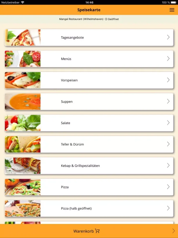 Screenshot di Mangal Restaurant iPad 