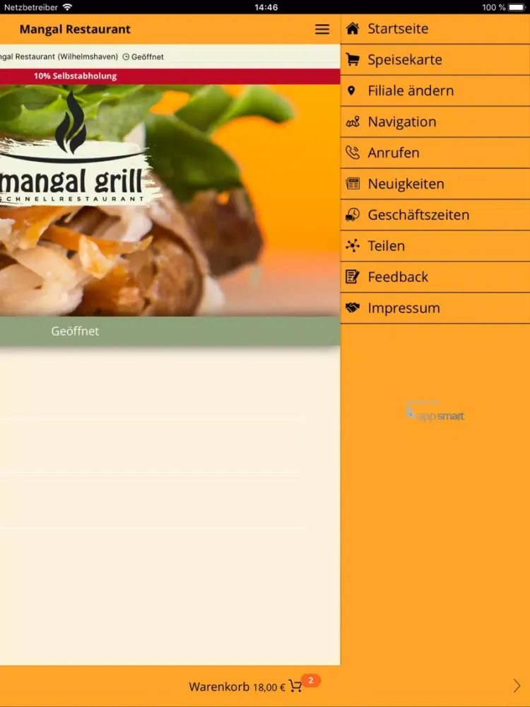 Screenshot di Mangal Restaurant iPad 