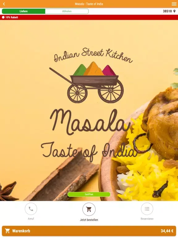 Captures d'écran de Masala - Taste of India iPad 