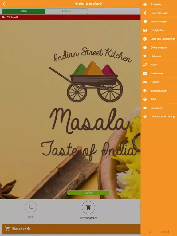 Captures d'écran de Masala - Taste of India iPad 