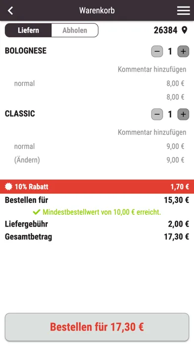 Papa Pizza Wilhelmshaven Ekran Görüntüleri