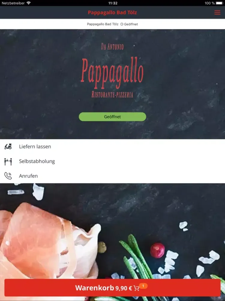 Pappagallo Bad Tölz iPad 應用截圖