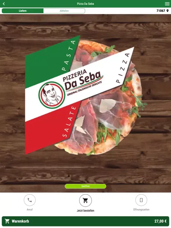 Скриншоты Pizza Da Seba iPad 
