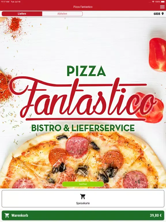 Pizza Fantastico iPad 應用截圖