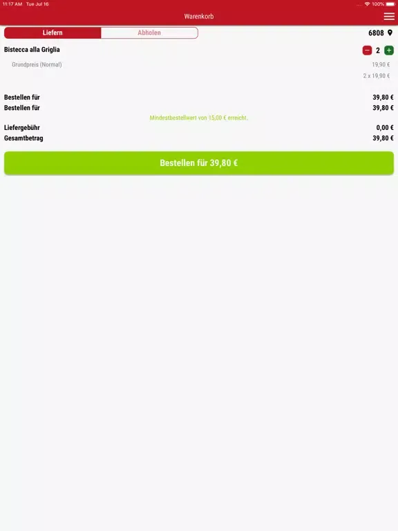 Pizza Fantastico iPad 應用截圖