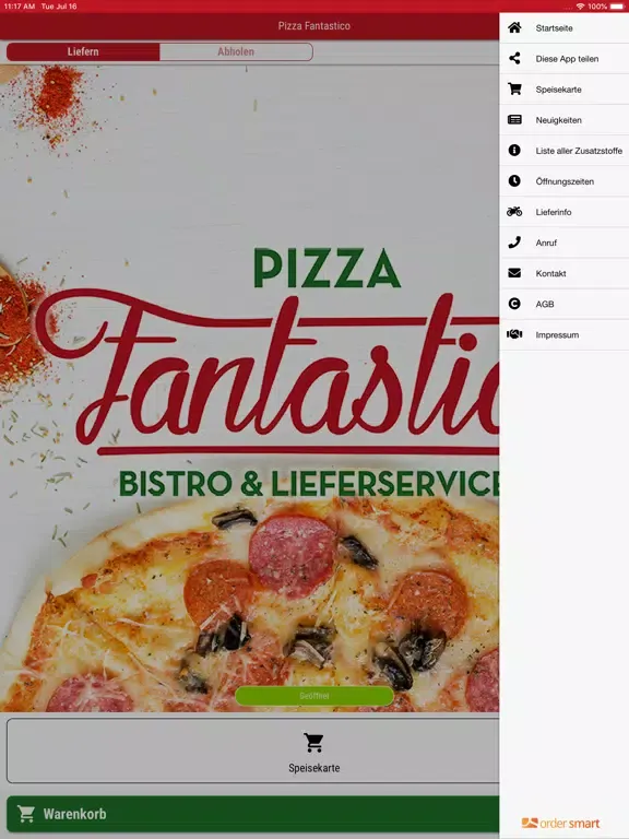 Pizza Fantastico iPad 應用截圖