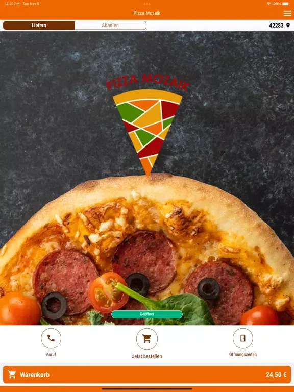 Zrzuty ekranu Pizza Mozaik iPad 