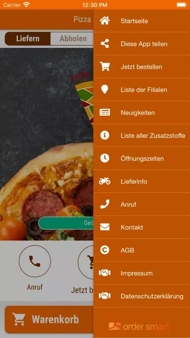 Zrzuty ekranu Pizza Mozaik