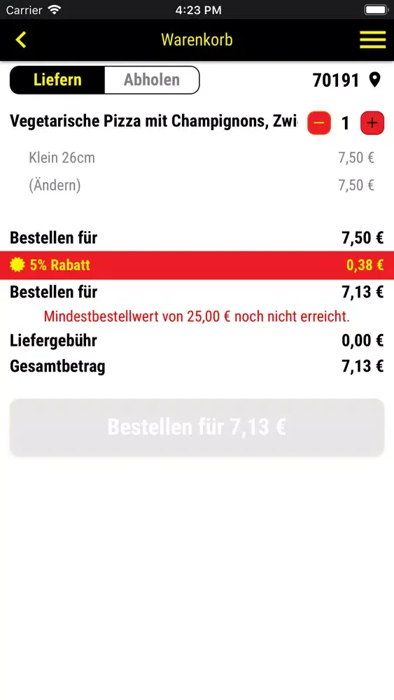 Capturas de pantalla de Pizza Phone Stuttgart