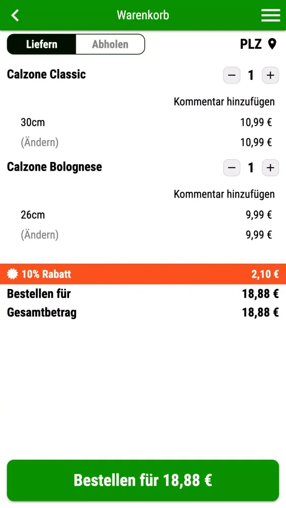 Pizza Sofort Karlsruhe Screenshots