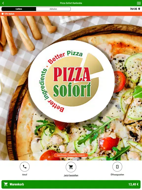 Pizza Sofort Karlsruhe iPad  स्क्रीनशॉट