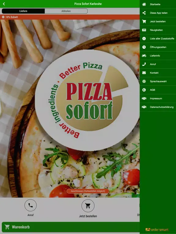 Pizza Sofort Karlsruhe iPad  स्क्रीनशॉट