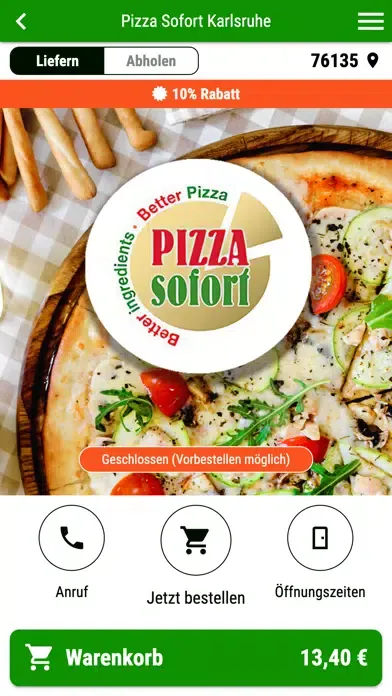 Pizza Sofort Karlsruhe स्क्रीनशॉट