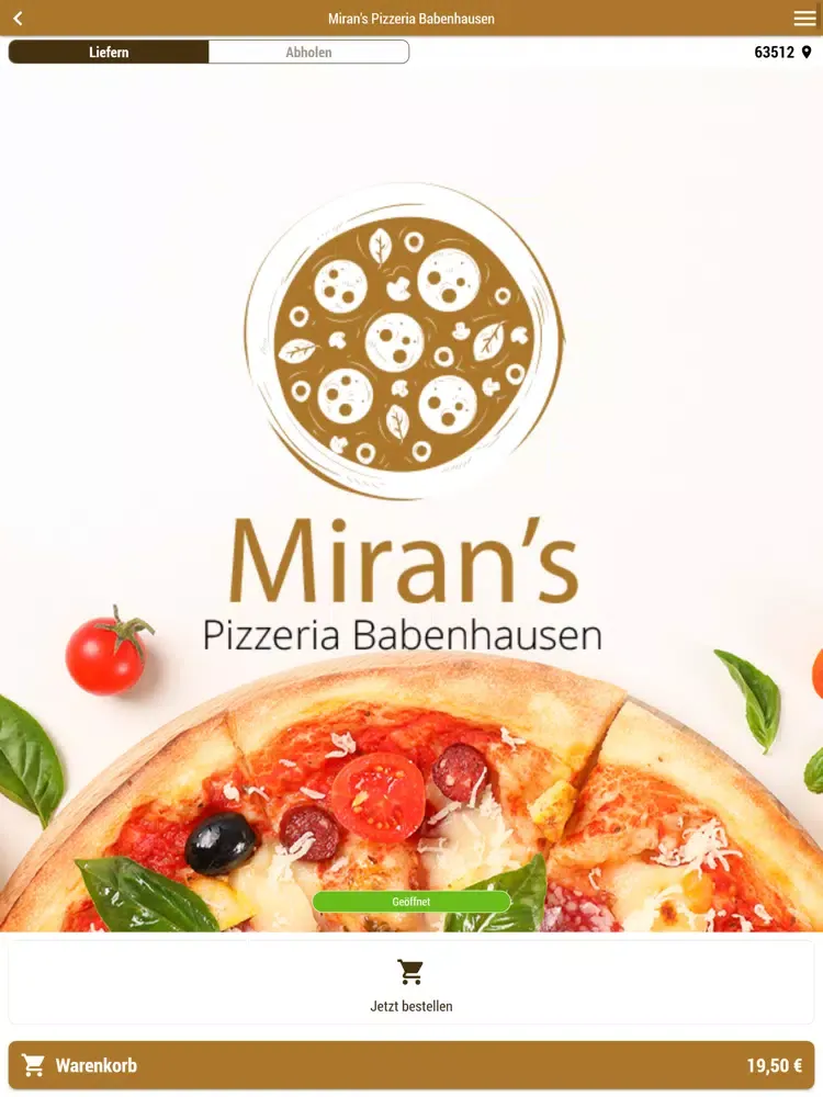 Capturas de tela do Miran’s Pizzeria Babenhausen iPad 