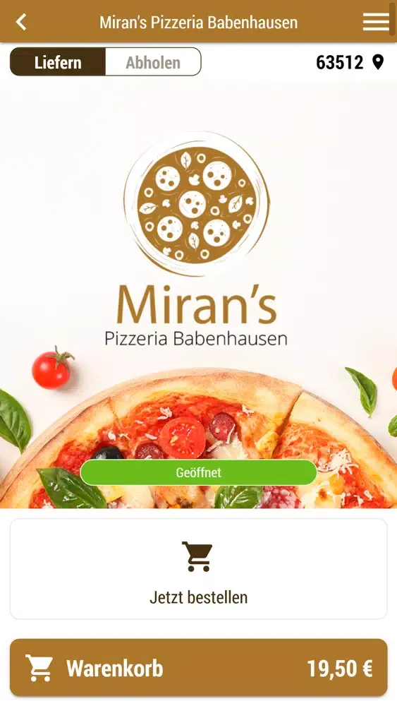 Capturas de tela do Miran’s Pizzeria Babenhausen