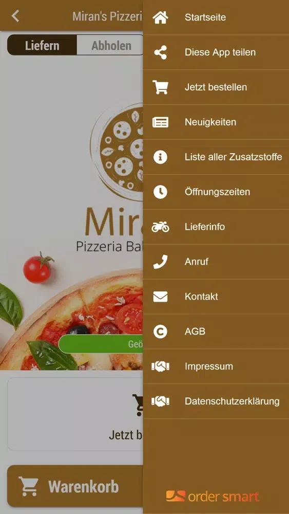 Capturas de tela do Miran’s Pizzeria Babenhausen