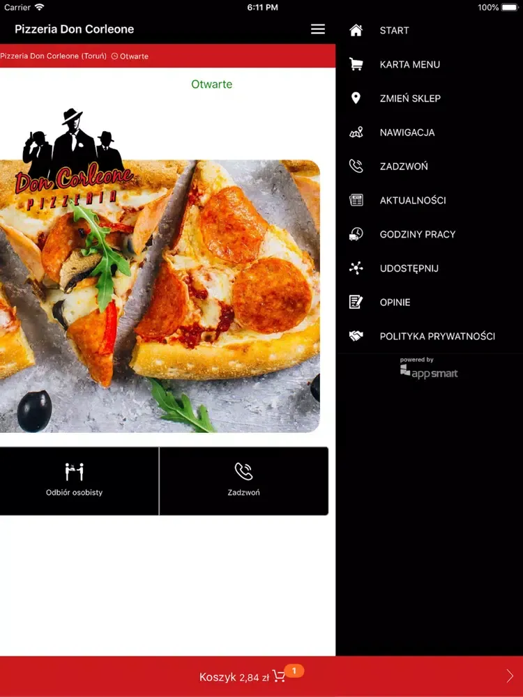 Pizzeria Don Corleone iPad  स्क्रीनशॉट